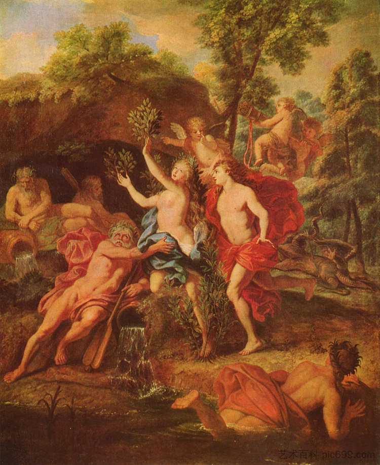 阿波罗和达芙妮 Apollo and Daphne，让-巴蒂斯特·范卢