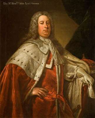 约翰·莱维森-高尔的肖像，第一代高尔伯爵 Portrait of John Leveson-gower, 1st Earl Gower，让-巴蒂斯特·范卢