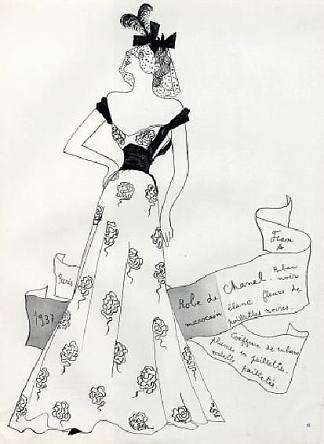 香奈儿高级定制时装 Chanel Haute Couture (1937)，让·谷克多