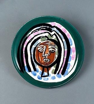 一个女人的肖像（陶瓷） Portrait of a Woman (Ceramic) (1959)，吉恩·戴维