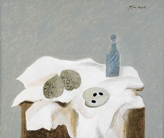白色桌布上的静物 Still Life on a White Tablecloth，吉恩·戴维