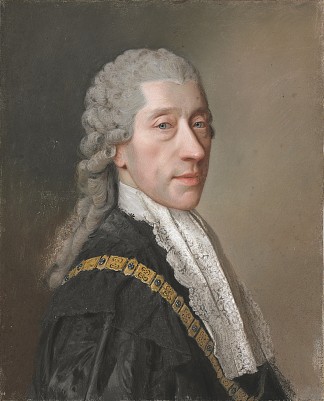 温泽尔·安东·考尼茨伯爵的肖像 Portrait of Count Wenzel Anton Kaunitz (1762)，让-艾蒂安·利奥塔尔
