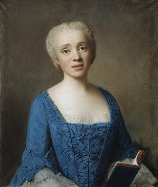 玛丽-罗斯·德·拉兰·德·凯尔卡迪奥·德·罗什福尔 Marie-Rose de Larlan de Kercadio de Rochefort (1750)，让-艾蒂安·利奥塔尔