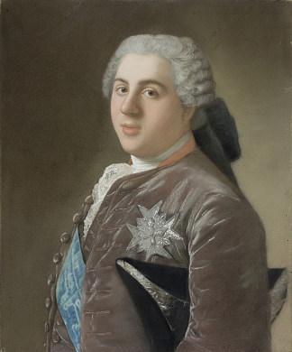 法国王太子路易的肖像 Portrait of Louis, Dauphin of France (c.1749)，让-艾蒂安·利奥塔尔