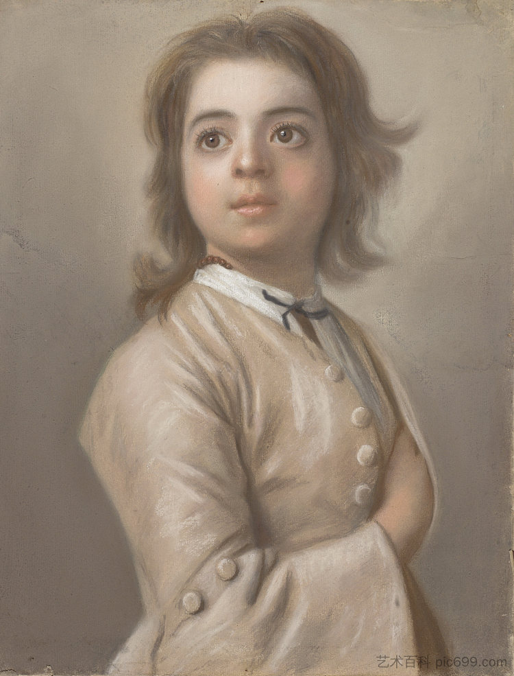 男孩的半衰期研究 Half-life study of a boy (c.1736 - c.1738)，让-艾蒂安·利奥塔尔