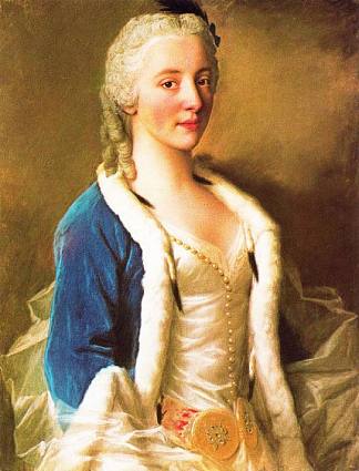 玛丽·夏洛特·布瓦西耶 Marie Charlotte Boissier (1746)，让-艾蒂安·利奥塔尔