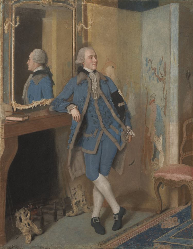 约翰的肖像，蒙斯图亚特勋爵，后来的第四伯爵和第一布特侯爵 Portrait of John, Lord Mountstuart, Later 4th Earl and 1st Marquess of Bute (1763)，让-艾蒂安·利奥塔尔