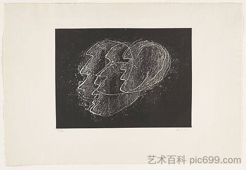 人质黑地 Hostages Black Ground (1944 - 1947),让·福特里尔