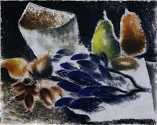梨静物 Nature morte aux poires (1928)，让·福特里尔