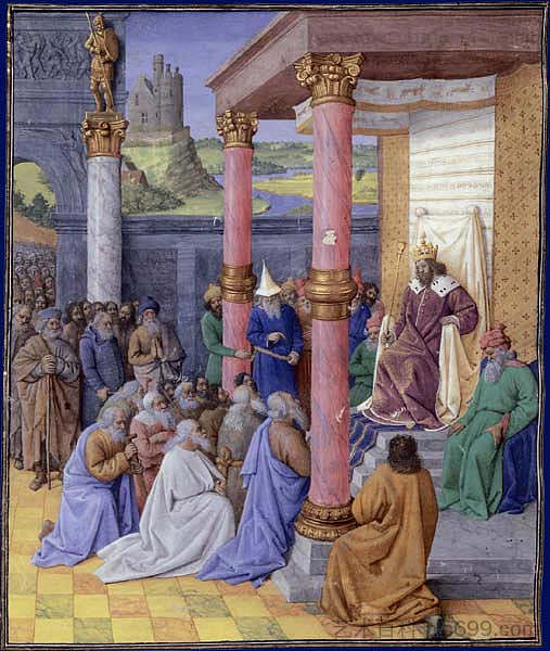 居鲁士大帝和希伯来人 Cyrus the Great and the Hebrews (c.1470 - c.1475),让·富盖