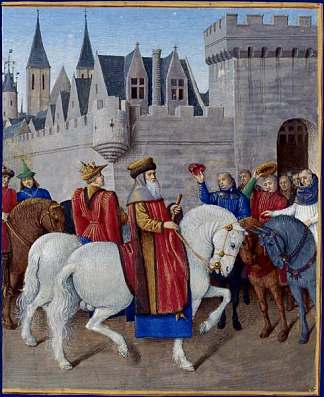 皇帝查理四世进入康布雷 Entry of Emperor Charles IV in Cambrai (1455 – 1460)，让·富盖