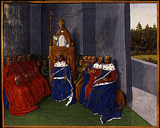 在克莱蒙宣讲第一次十字军东征 Preaching the First Crusade at Clermont (1455 – 1460)，让·富盖