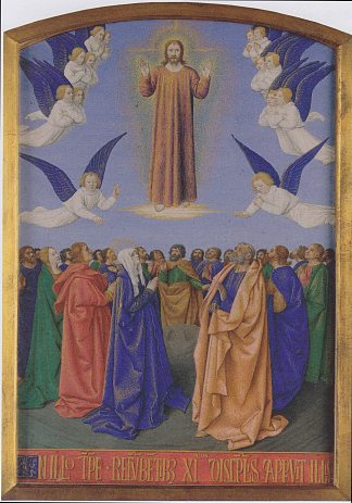 圣灵升天 The Ascension of the Holy Spirit (1455)，让·富盖