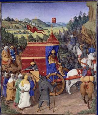 约沙法战胜亚述的亚达 Triumph of Jehoshaphat over Adad of Assyria (1470 – 1475)，让·富盖