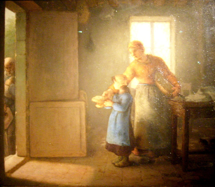 慈善 Charity (1859)，让·弗朗索瓦·米勒