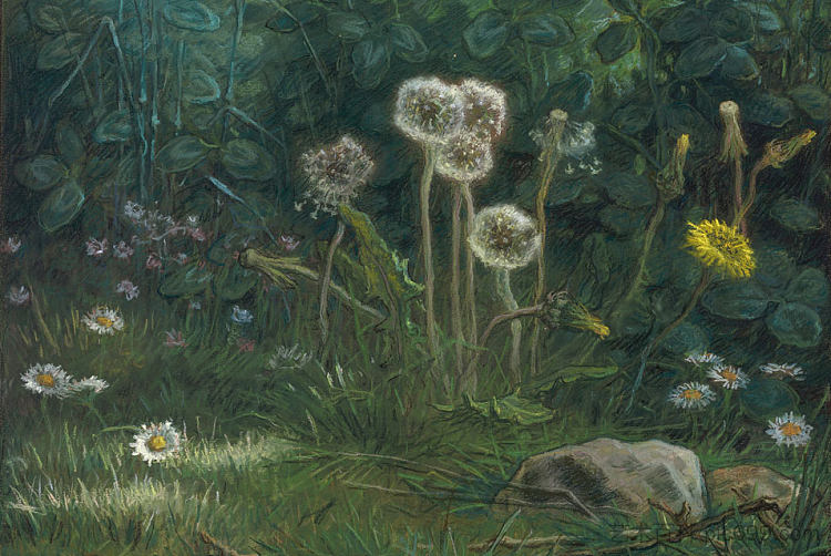 蒲公英 Dandelions (c.1867 - 1868)，让·弗朗索瓦·米勒