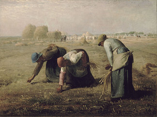 拾穗者 The Gleaners (1857)，让·弗朗索瓦·米勒