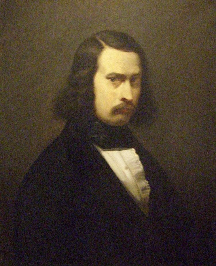 自画像 Self-Portrait (1841)，让·弗朗索瓦·米勒