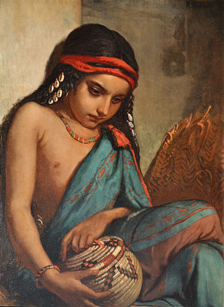 一个年轻的阿拉伯女孩的肖像 Portrait of a Young Arabic Girl，让-弗朗索瓦·波塔尔斯