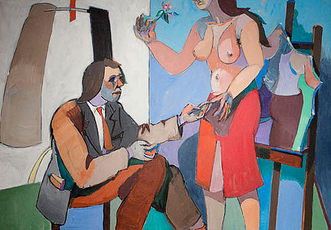 抽象、画家和模型 L'Abstraction, Le Peintre et le Modele (1980)，让·埃里翁