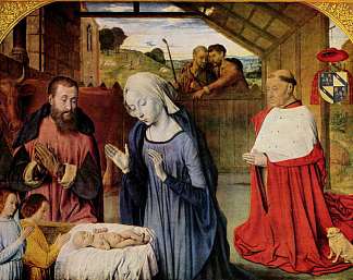 耶稣诞生 The Nativity (c.1490)，简·海伊