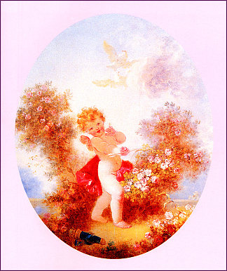 玫瑰之间的丘比特 Cupid Between The Roses，让·奥诺雷·弗拉戈纳尔