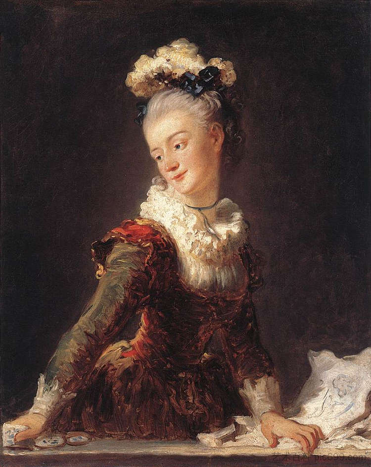 玛丽·玛德琳·吉马德 Marie Madeleine Guimard (c.1769)，让·奥诺雷·弗拉戈纳尔