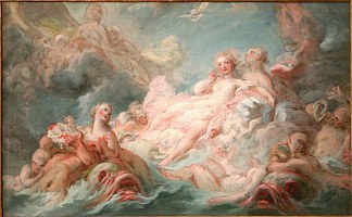 维纳斯的诞生 The Birth of Venus (1753 – 1755)，让·奥诺雷·弗拉戈纳尔