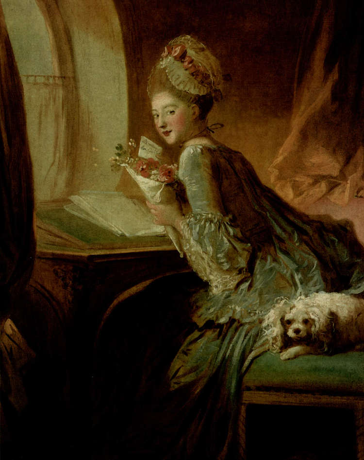 情书 The Love Letter (c.1770 - c.1779),让·奥诺雷·弗拉戈纳尔