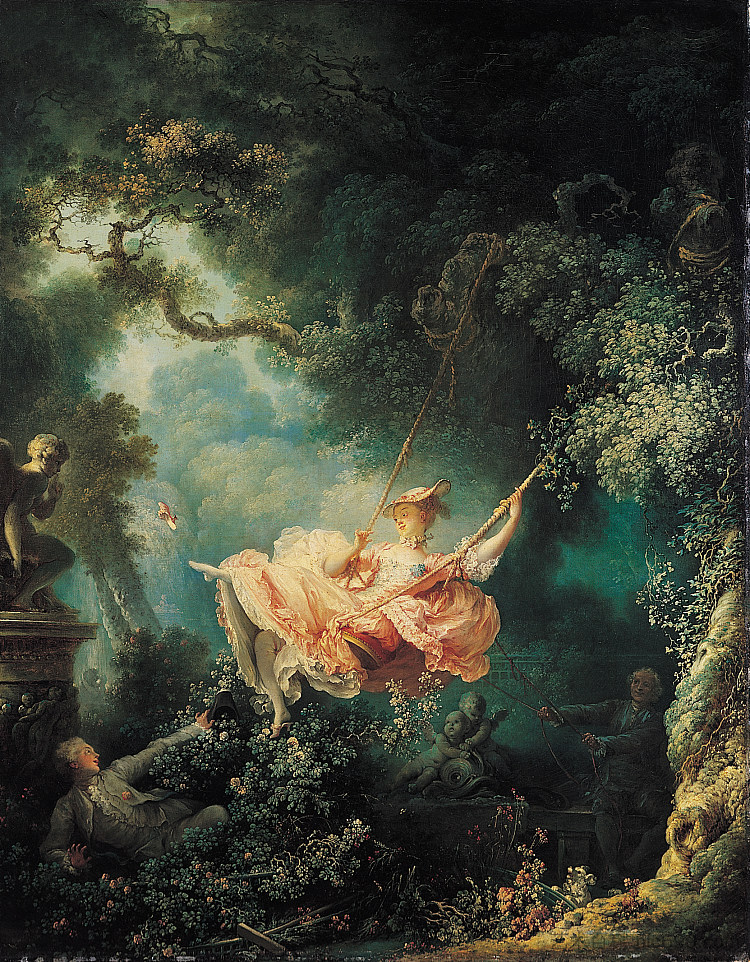 秋千 The Swing (1767),让·奥诺雷·弗拉戈纳尔