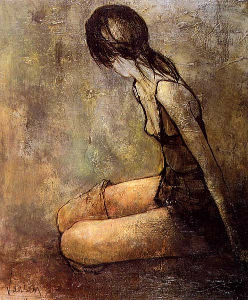 舞者坐姿 Dancer sitting (1969; France  )，让·约翰逊