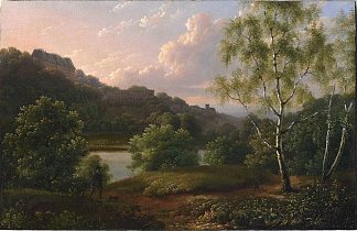 默东城堡脚下的猎人 Chasseur Au Pied Du Château De Meudon (1846)，让-约瑟夫-泽维尔·比多尔德