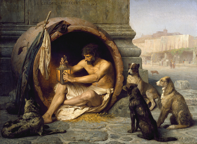 第欧根尼 Diogenes (1860)，让·莱昂·热罗姆