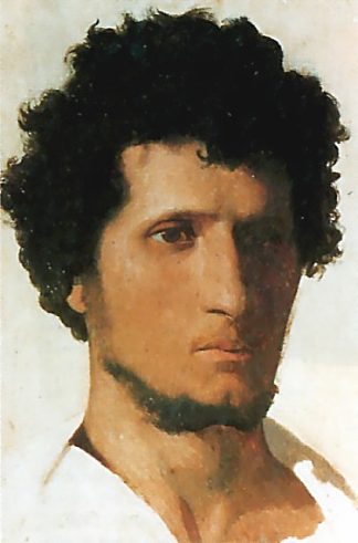 罗马坎帕尼亚农民的头 Head of a Peasant of the Roman Campagna，让·莱昂·热罗姆