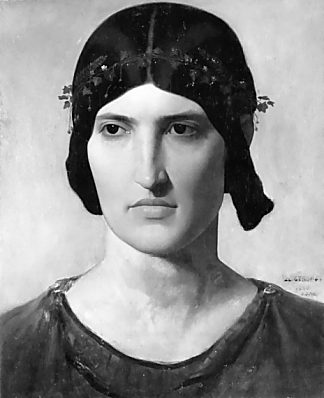 罗马女人的肖像 Portrait of a Roman Woman，让·莱昂·热罗姆