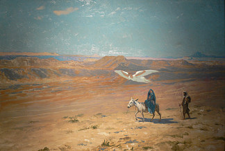 飞往埃及 The Flight into Egypt，让·莱昂·热罗姆