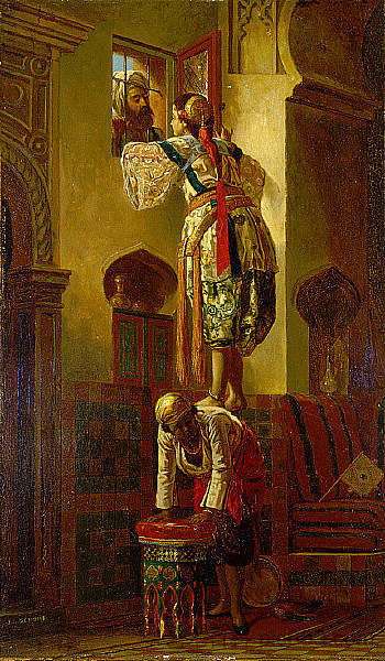幽会 The Tryst (c.1840),让·莱昂·热罗姆