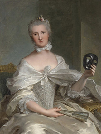 塞伦特伯爵夫人的肖像 Portrait de la comtesse de Sérent (1754)，让·马克·纳蒂埃