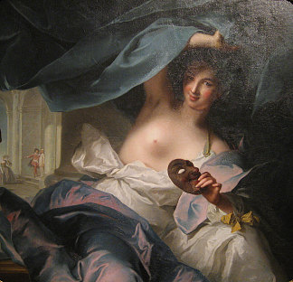 塔利亚，喜剧缪斯 Thalia, Muse of Comedy (1739)，让·马克·纳蒂埃