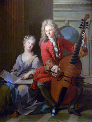 音乐课 The Music Lesson (1710)，让·马克·纳蒂埃