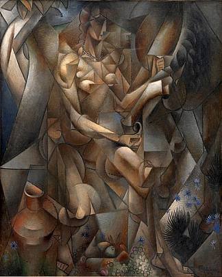 牵马的女人 La Femme au Cheval (1911 – 1912)，让·梅金杰