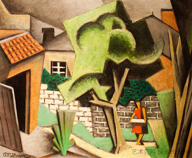 景观 Landscape (1914)，让·梅金杰