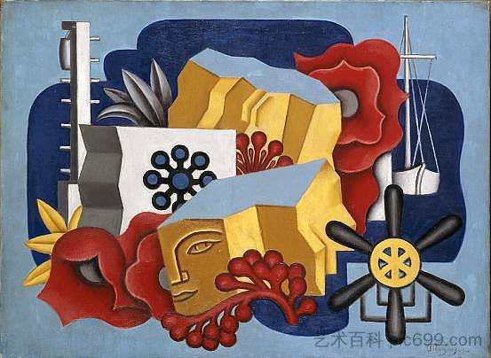 航海静物 Nautical Still Life (1953)，让·梅金杰