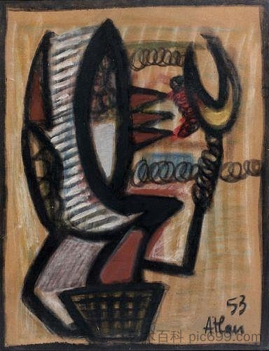 无题 Untitled (1953)，米歇尔·阿特兰