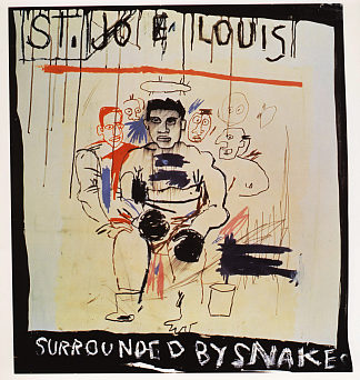 圣乔路易斯包围蛇 St. Joe Louis Surrounded Snake (1982)，让-米歇尔·巴斯奎特