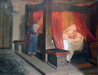 盖尔斯温特之死 La muerte de Galeswinthe (1906; France                     )，让·保罗·劳伦斯