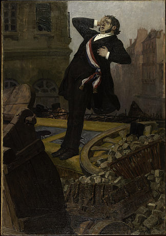 博丹之死 La mort de Baudin (1902; France                     )，让·保罗·劳伦斯