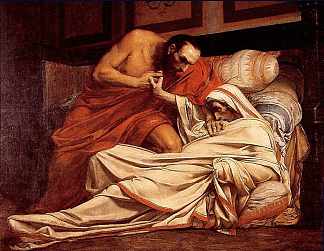 提比略之死 The Death of Tiberius (1864)，让·保罗·劳伦斯