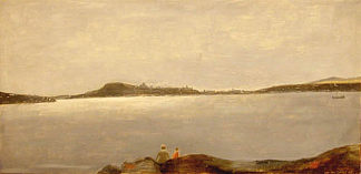 魁北克市，奥尔良岛的景色 Québec, vue de l’île d’Orléans (1963)，保罗·莱米厄