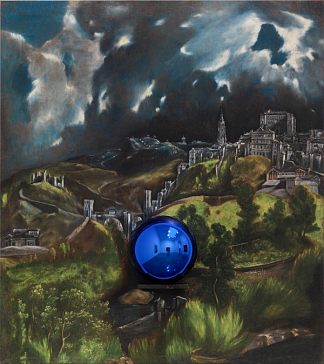 凝视球（托莱多的埃尔格列柯视图） Gazing Ball (El Greco View of Toledo) (2015)，杰夫·昆斯